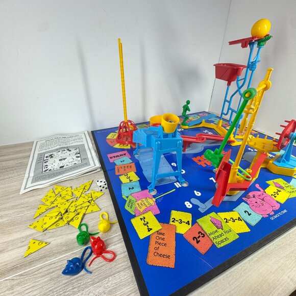 Vintage 1986 Mouse Trap Game Milton Bradley Complete Set Excellent Box - Picture 4 of 6